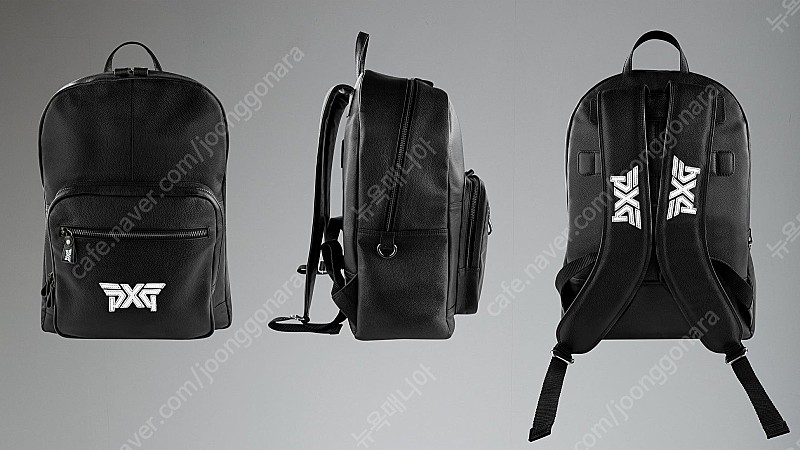 PXG 피엑스지 가방 남성용 클래식 가죽 백팩 (블랙)