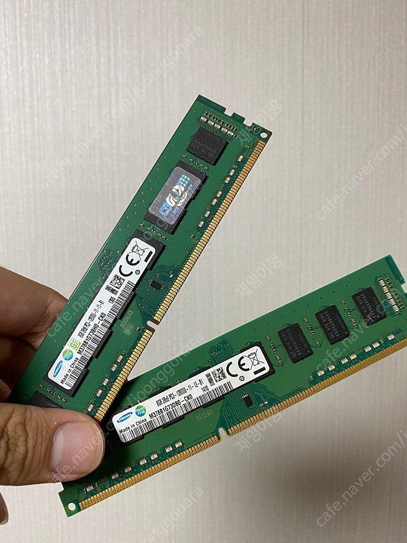 ddr3 16gb(8gb*2) 12800U 삼성 램