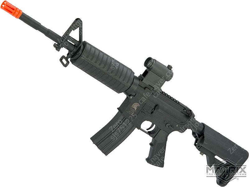Matrix / S&T Sportsline M4 Airsoft AEG Rifle w/ G3 Micro-Switch Gearbox (Model: Black M4A1) 전동건