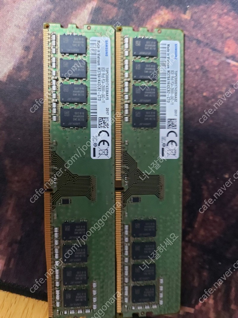 삼성전자 DDR4-2666V PC4-21300 (16GB) 2017주