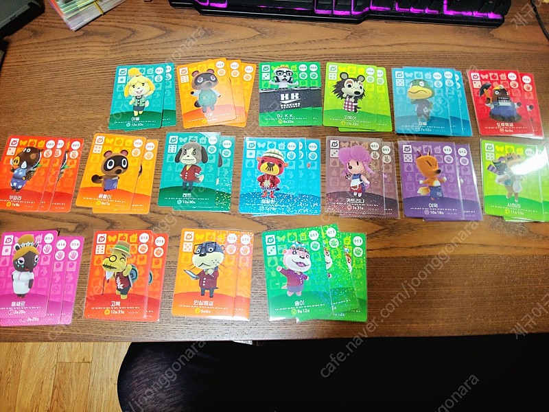 정발 닌텐도 아미보 1,2,3,4탄, 튀동숲캠핑 카드 팝니다 (가격인하~)