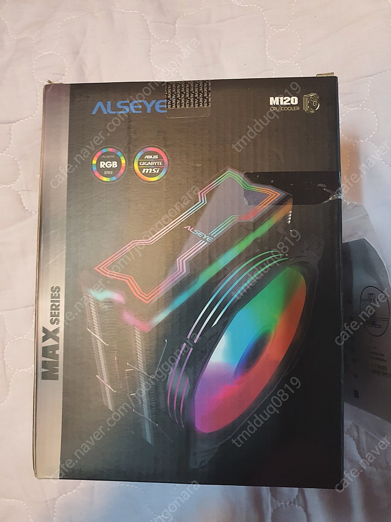 ALSEYE MAX M120 ARGB(화이트) 개봉도 안한 새제품 팝니다.