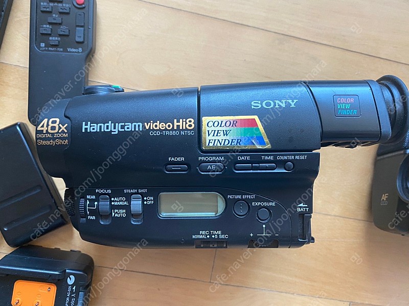 SONY 8mm 캠코더 2개 + 편집 소프트웨어 팝니다 10만원