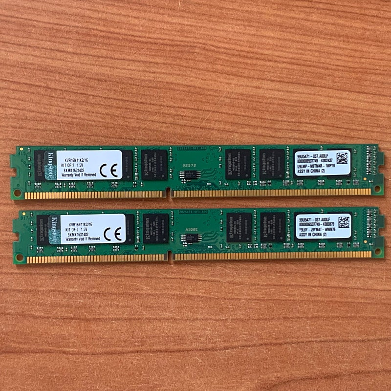 데스크탑 1.5V DDR3 PC3-12800 메모리 8GB 2개/4GB 2개