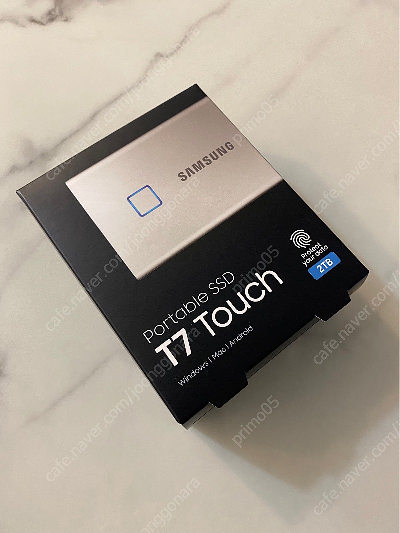 삼성전자 외장하드 SSD 삼성 포터블 T7터치 2TB 판매 합니다.