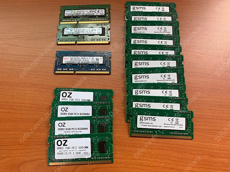 노트북용 DDR3 2GB 메모리 일괄 판매