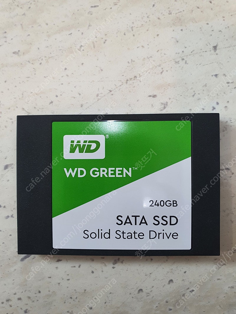 WD Green SATA SSD 240GB 판매합니다.(1개월미만사용, 포맷완료)