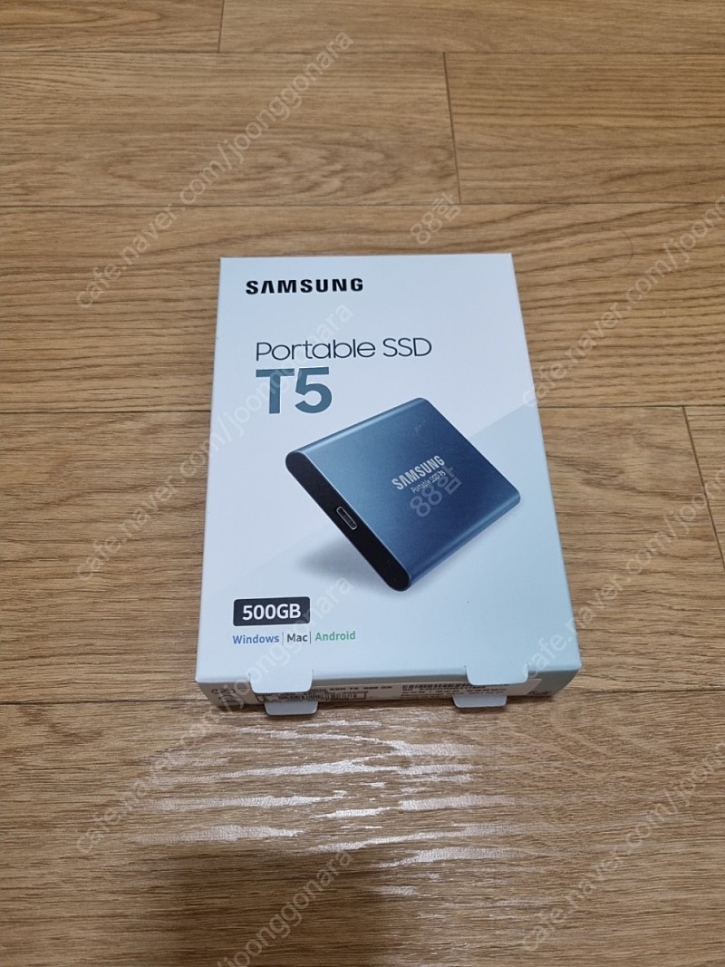 (미개봉 새제품) 포터블 외장 SSD T5 500GB (판매)