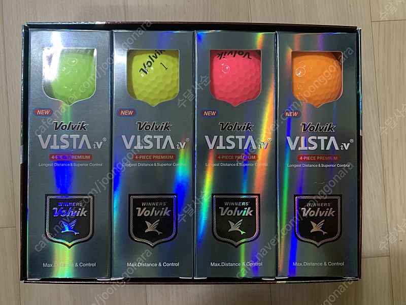 (택포) 볼빅 골프공 비스타 Volvik VISTA IV 12구 컬러볼