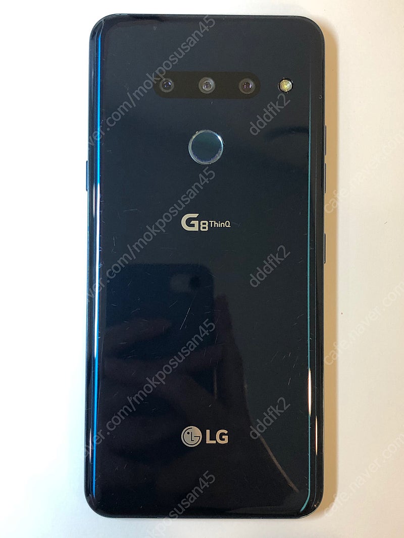 13535 LG G8 ThinQ (G820) 128기가 블루 정상해지 / 수원