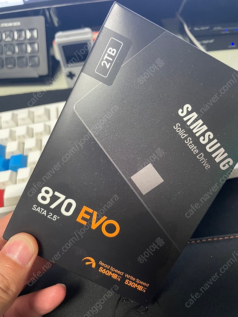 삼성 SSD 870 EVO 2TB / 970EVO 1TB 각 1개씩 판매