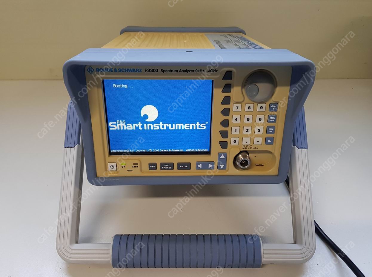 Rohde FS300 Spectrum Analyzer ... | 중고나라 카페에서 운영하는 공식 사이트