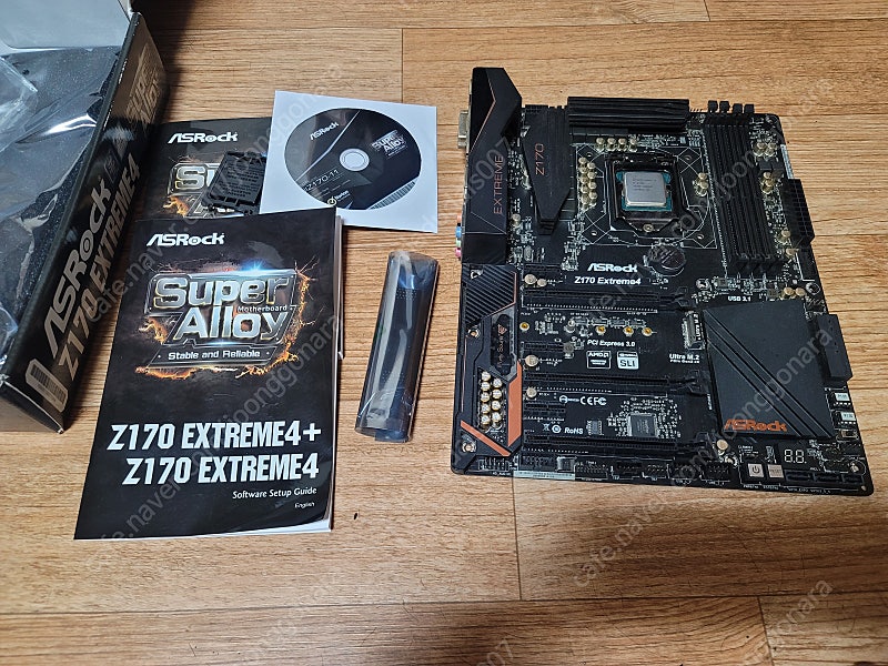 i7-6700k +메인보드 asrock z170 extreme4 쿨러 판매합니다.