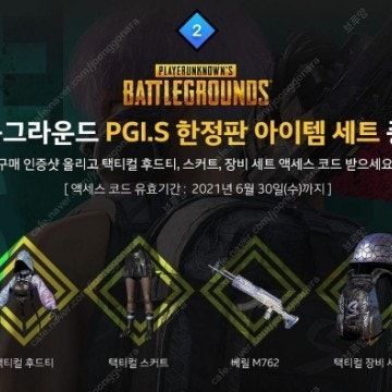 구매합니다!! 배틀그라운드 pgi.s 한정판 스킨 코드!!최고가!!!!!!