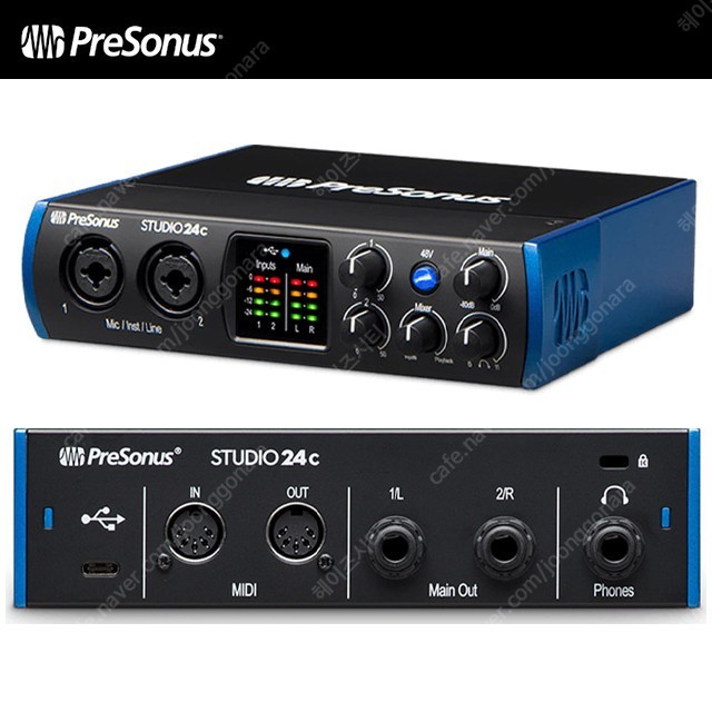 Presonus studio 24c 프리소너스 오디오인터페이스