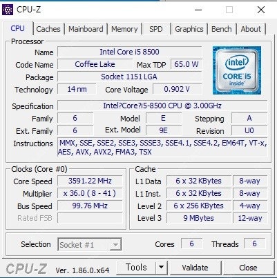 I5 - 8500 커피레이크 본체 팝니다