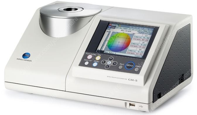 분광측색계 CM-5 중고(신동품) / 코니카미놀타 CM5 Spectrophotometer 중고 판매합니다.