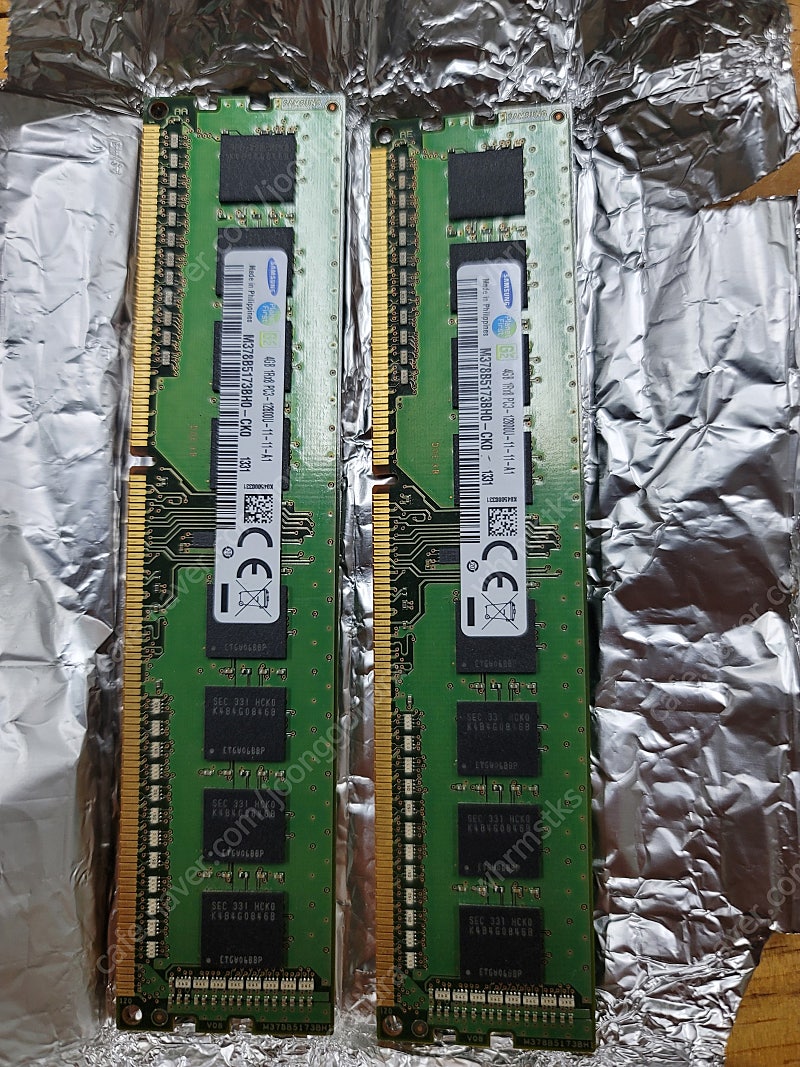 i5-4670 3.40GHZ, 삼성DDR3 4G PC3-12800U 메모리 2개 판매합니다