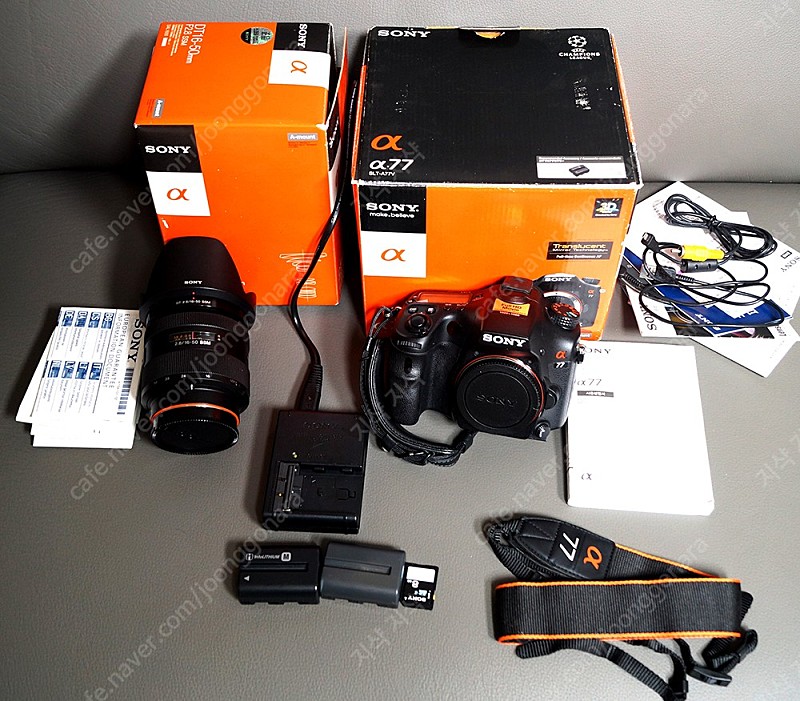 소니(SONY)A77정품 Set SSM 16-50(2.8)렌즈 38만