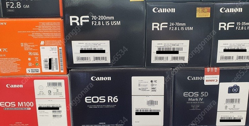 미개봉) EOS 5D mark 4(오막포),R6,rf24-70,rf15-35,rf70-200/소니 24-70GM팝니다.