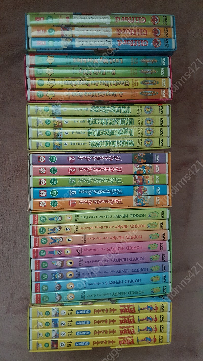 영어책 DVD; clifford클립보드3종, the berenstain nears베런스타인베어즈5종, horrid ...--3