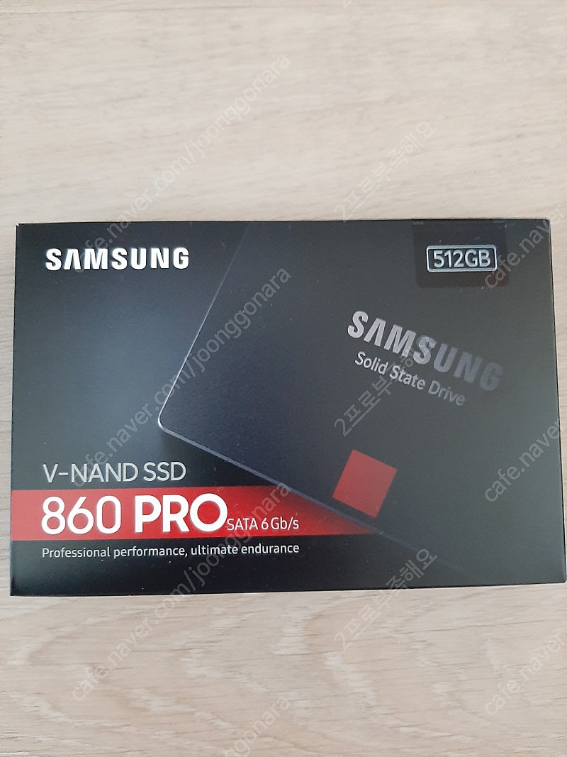 SSD 860 PRO 512GB 새제품 팝니다.