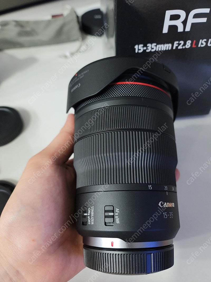 캐논 RF 15-35mm 신동품 판매합니다. 225만