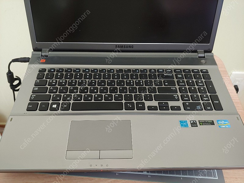 삼성 17인치 노트북 i5 2.6GH 메모리 4기가 SSD128G NT550P7C-S66