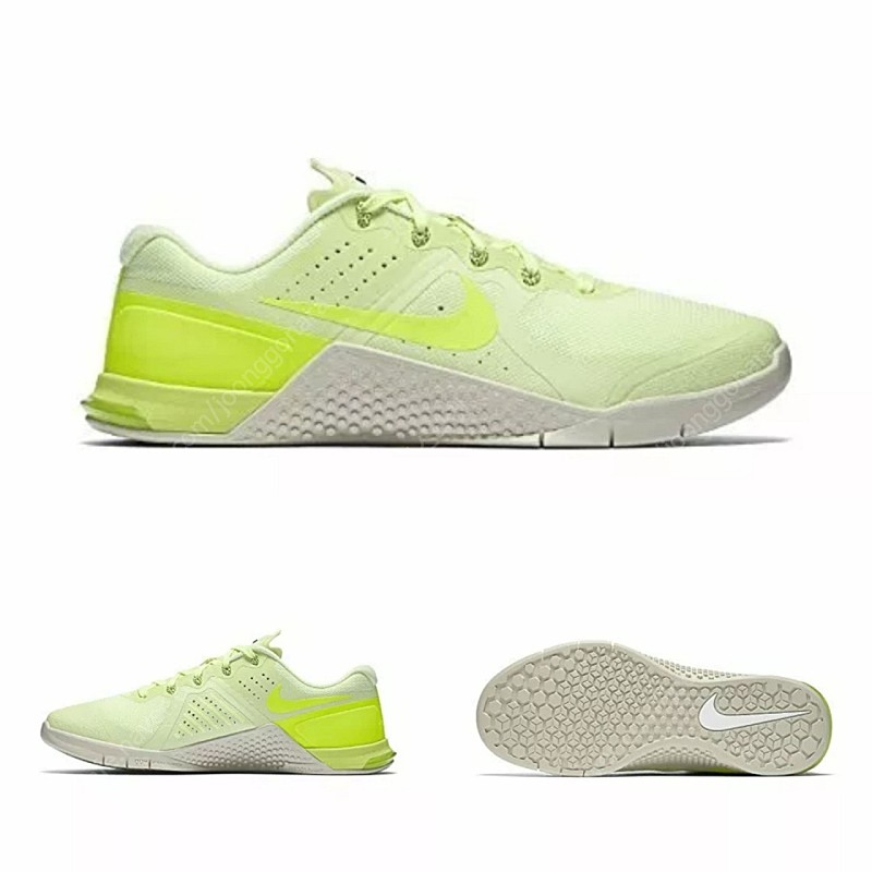 [275 수퍼레어템] 나이키 메트콘2 크로스핏 볼트 한정판 Nike Mens Metcon 2 Training Shoes Barely Volt/Bone/Black 819899 700