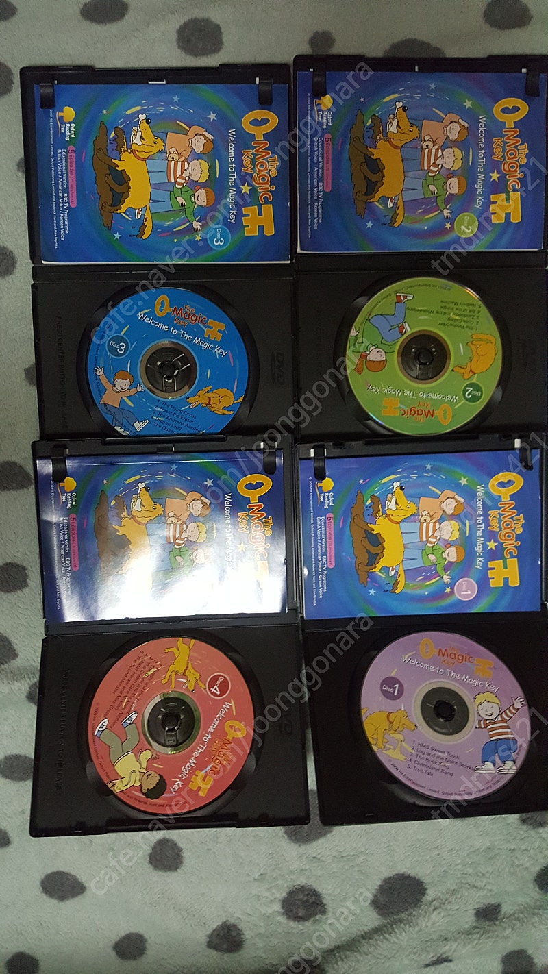 영어책 DVD; the magic key 매직키5종 영한대본,the magic school bus 매직스쿨버스 6종...--1