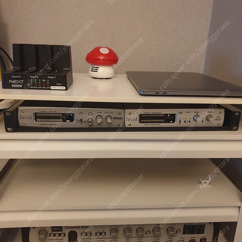 Lucid 9624 AD & DA 와 Presonus Monitor Station 2 풀박스