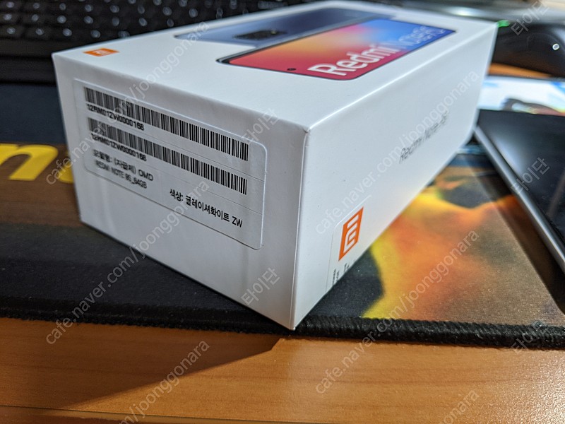 정발 자급제 샤오미 노트 9S(Redmi Note 9S) 64G 모델 15만원에 팔아요 AS기간 많음
