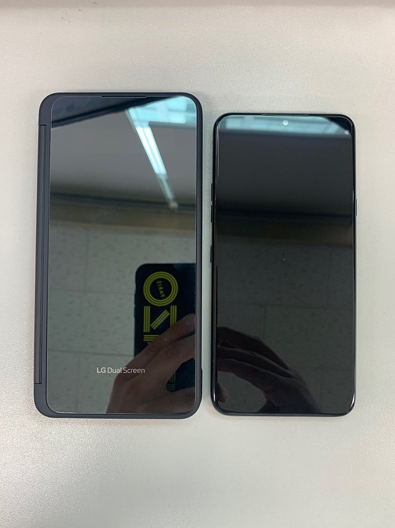 LG V50s ThinQ 블랙색상 2020년6월개통 듀얼스크린 포함 판매