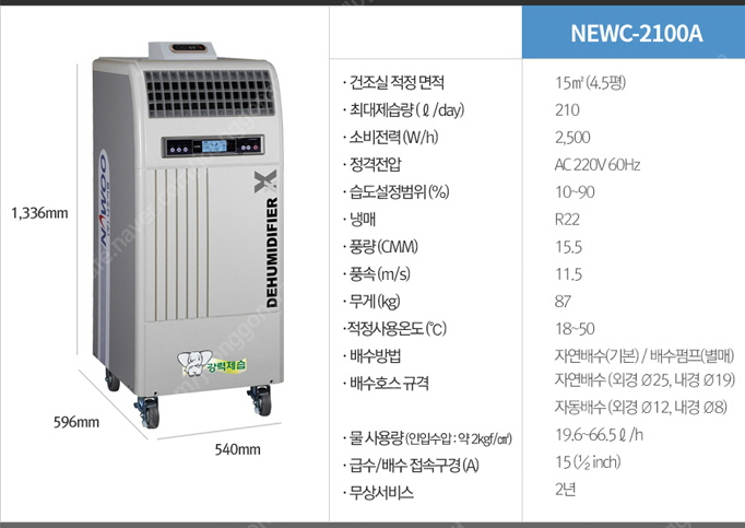 [판매]나우이엘 산업용/업소용/공업용 제습기 (최저가/당일배송)