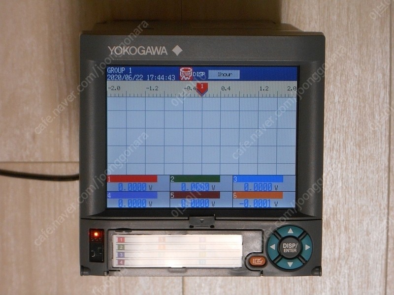 Yokogawa DX1012 요코가와 12CH Paperless Recorder 온도기록계 cf memory 판매합니다.