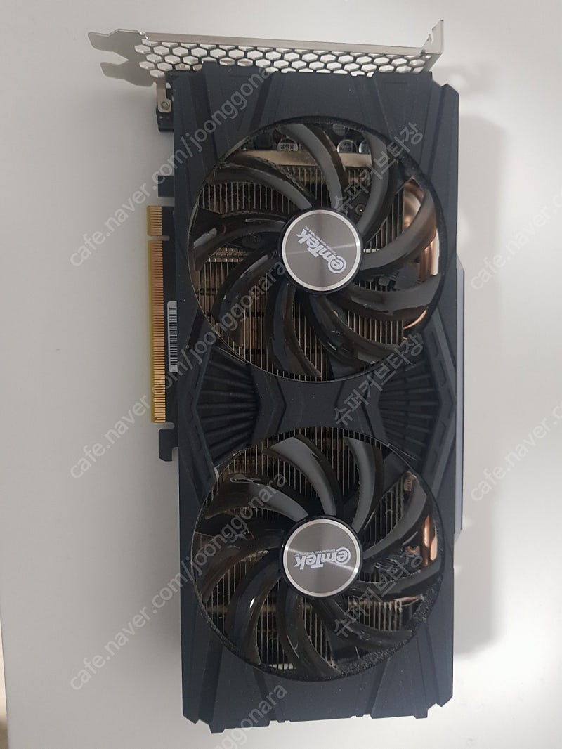 이엠텍 gtx1660 슈퍼 백플라이트 판매합니다!