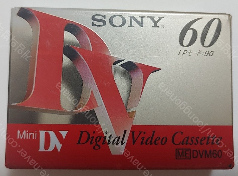 소니 미니 6mm 테이프 및 VHS 60분용 공 테이프 판매
