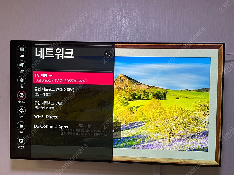 LG OLED 55인치 팝니다 보증기간남음 OLED55B8GNA