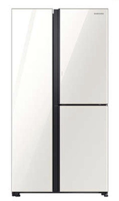 삼성 양문형 냉장고 3도어 푸드쇼케이스 846L 에너지 소비효율 1등급 RS84T508115 클린화이트