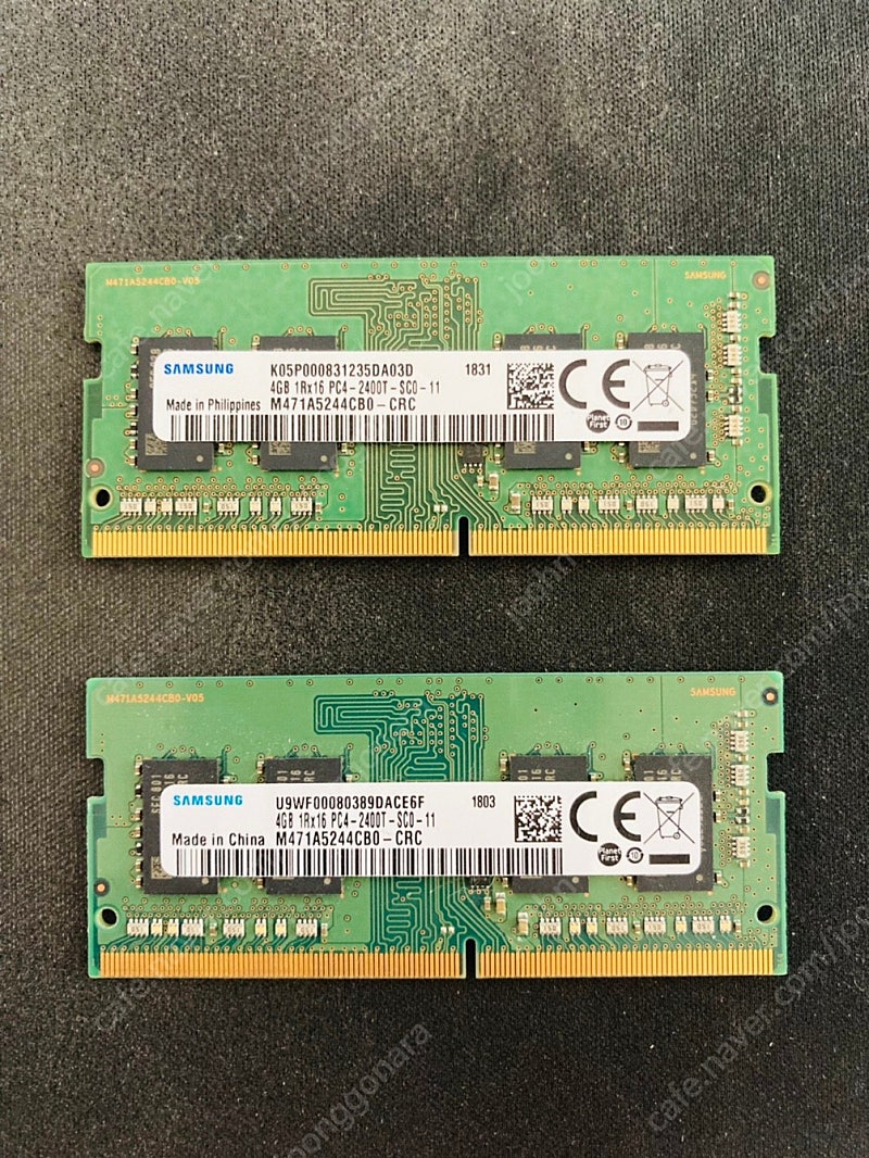 노트북용 4G RAM 팝니다.