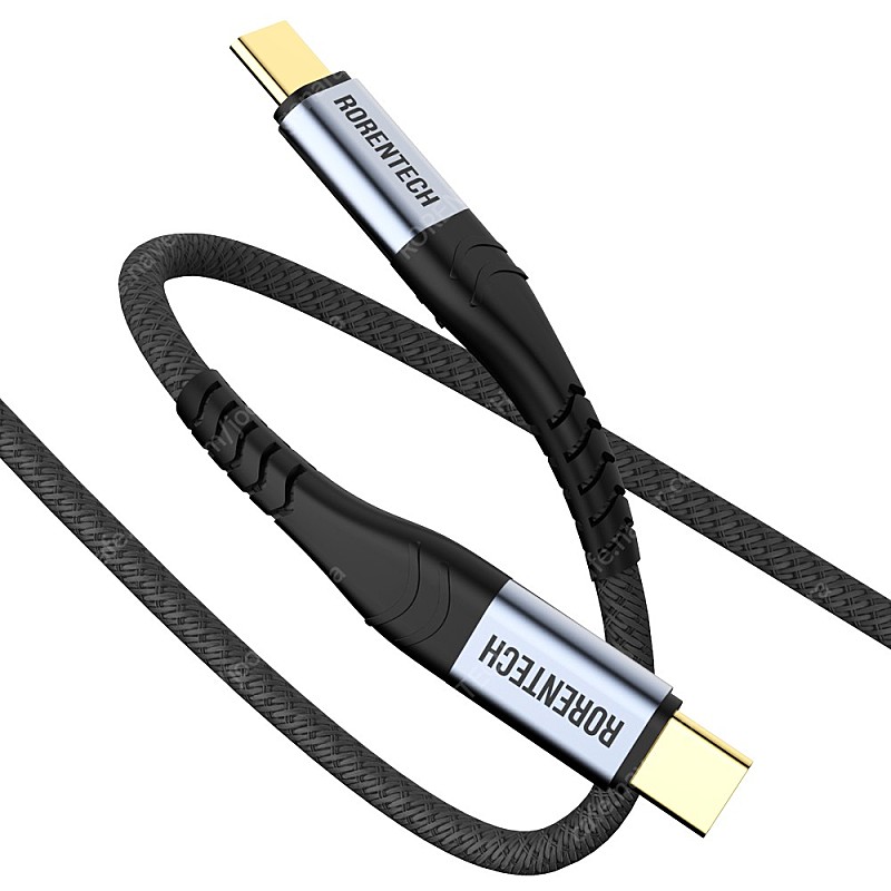 [판매] 로랜텍 C to C PD USB 3.1 100W 5A 미러링 4K gen2 고속충전 케이블