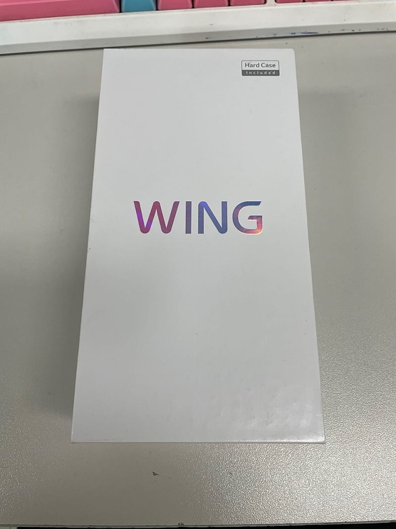 LG 윙 128G 일루젼 스카이 단말자급제 미개봉 44만원