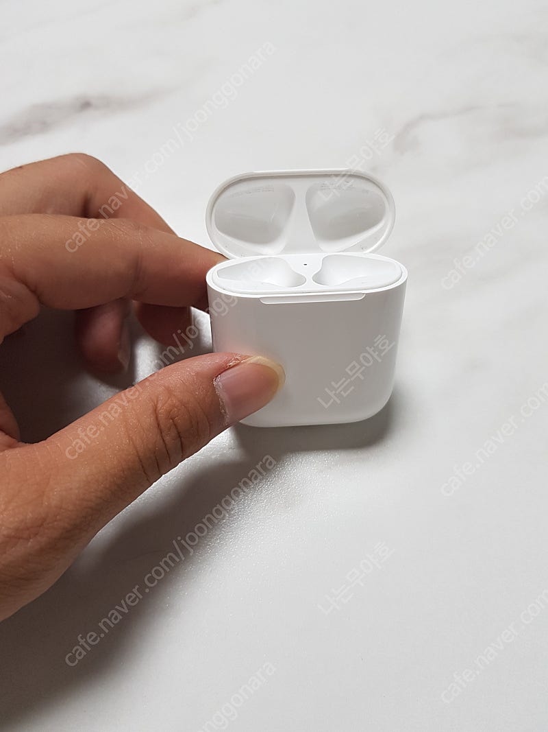 (애플정품) 에어팟1,2세대 유선 본체 실사용3달미만 판매
