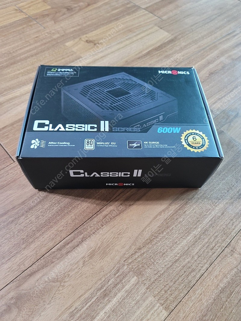 박스만 개봉한 미사용 파워 판매합니다 ( 마이크로닉스 Classic II 600W 80PLUS 230V EU 파워)