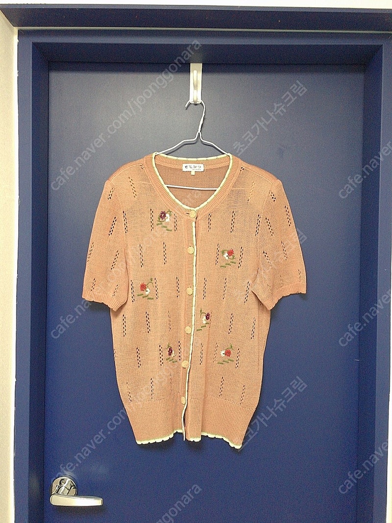 빈티지 자수 니트 가디건 김원희 컬렉션 디자이너 브랜드--1