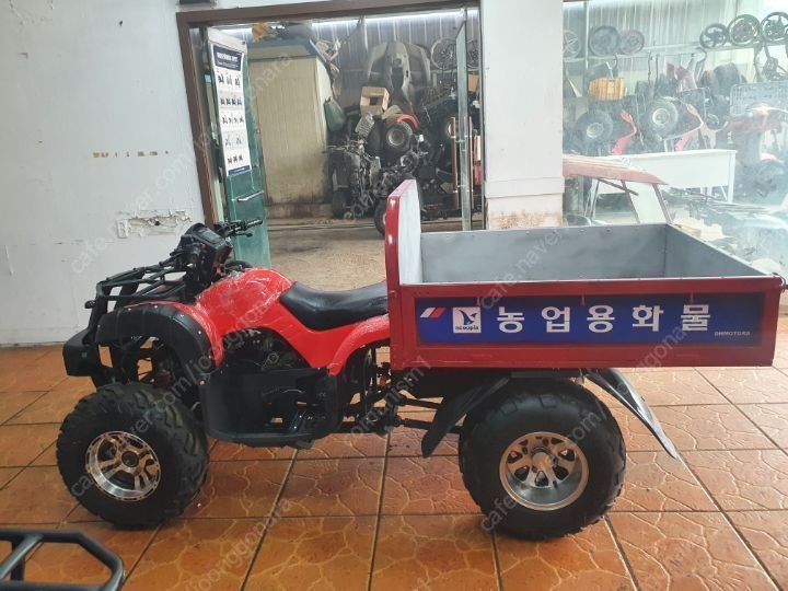 농업용화물 ATV 사발이 사륜 농운기 대한모터스 dh150 판매합니다 적재함일체형 조인트식~