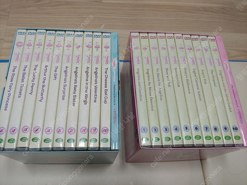 안젤리나 발레리나 dvd 1집,2집 4만원