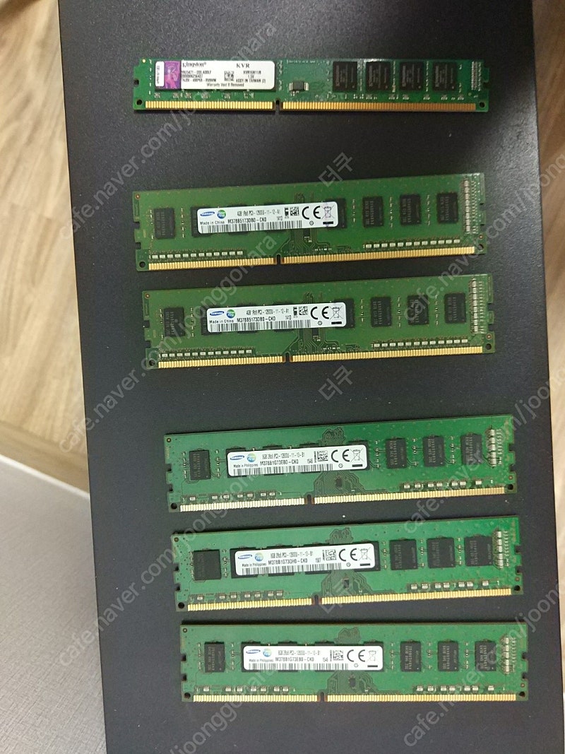 (수정) 삼성 램 8gb 12800 양면 3개, 삼성 램 4gb 12800 단면 2개 판매합니다.