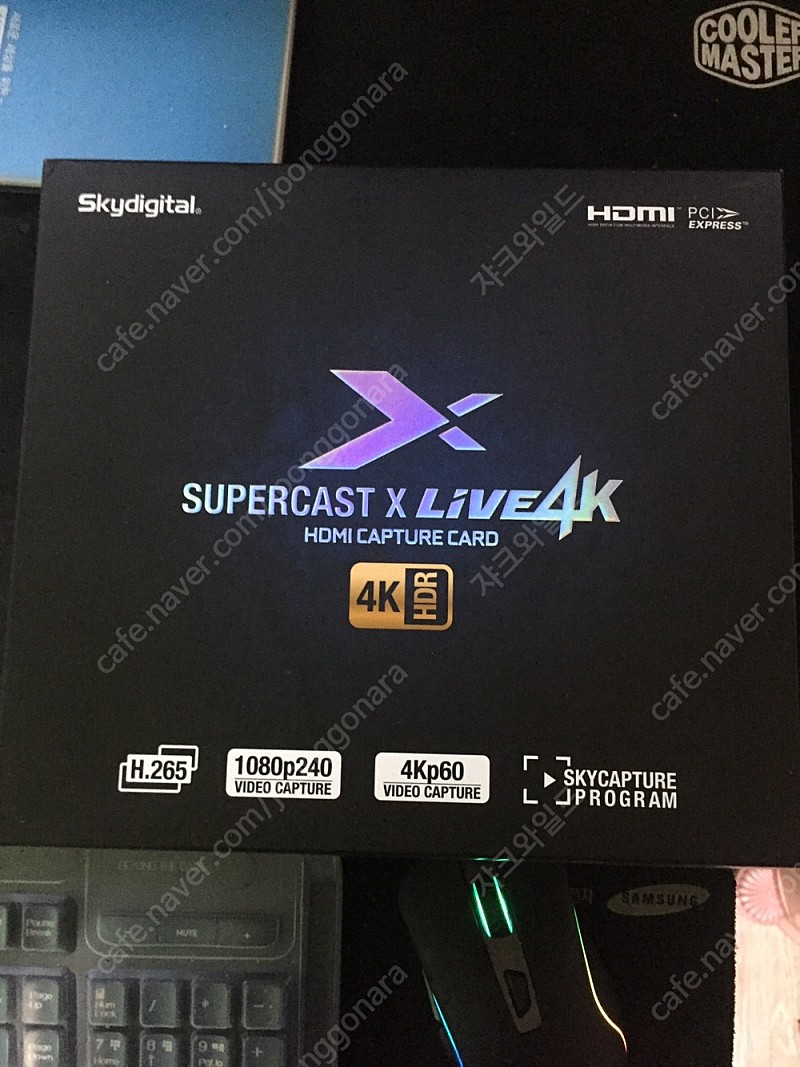 SKY SUPERCAST X LIVE 4K HDMI 캡쳐카드