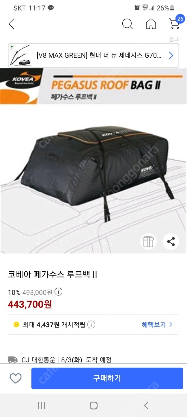 코베아 페가소스2 L 가격인하 한번더